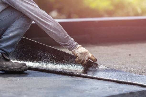 Professional Emergency Waterproofing technician working in Hancock, WI